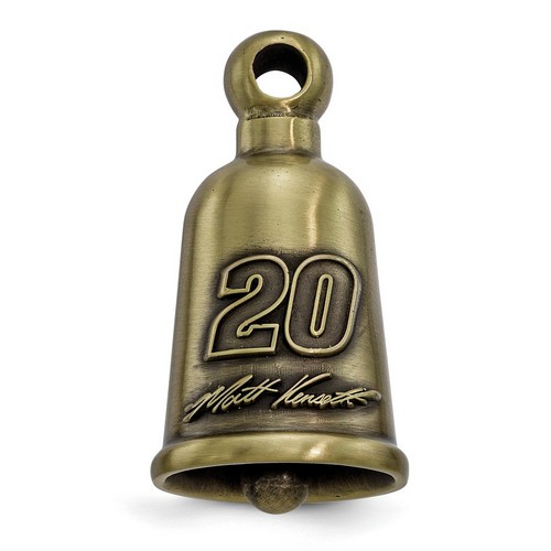 Matt Kenseth #20 Biker Bell & Signature Pendant In Sterling Silver 10.00 Gr