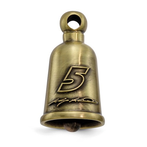 Kasey Kahne #5 Biker Bell & Signature Pendant In Sterling Silver 10.00 Gr