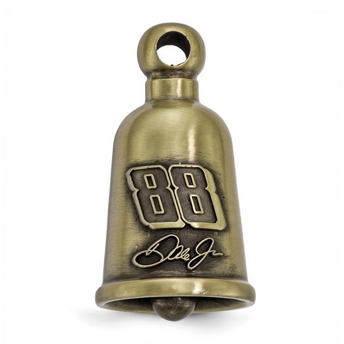 Dale Earnhardt Jr #88 Biker Bell & Signature Pendant In Sterling Silver 10.00 Gr