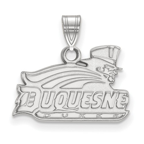 Duquesne University Dukes Small Pendant in Sterling Silver 1.97 gr