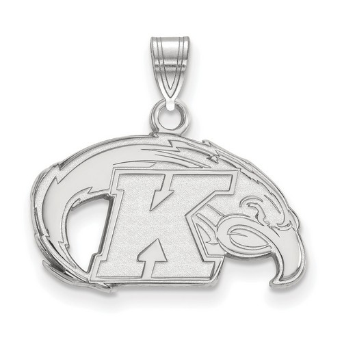 Kent State University Golden Flashes Small Pendant in Sterling Silver 2.97 gr