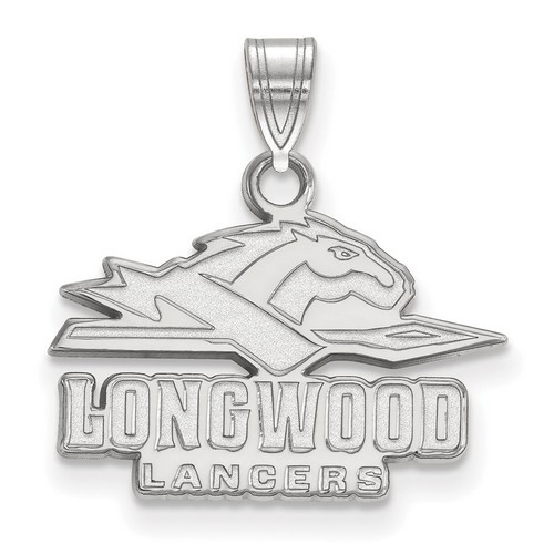 Longwood University Lancers Small Pendant in Sterling Silver 1.85 gr