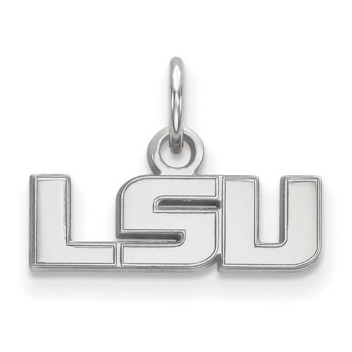 Louisiana State University LSU Tigers XS Pendant in Sterling Silver 0.88 gr