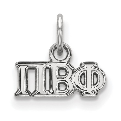 Pi Beta Phi Sorority XS Pendant in Sterling Silver 0.75 gr