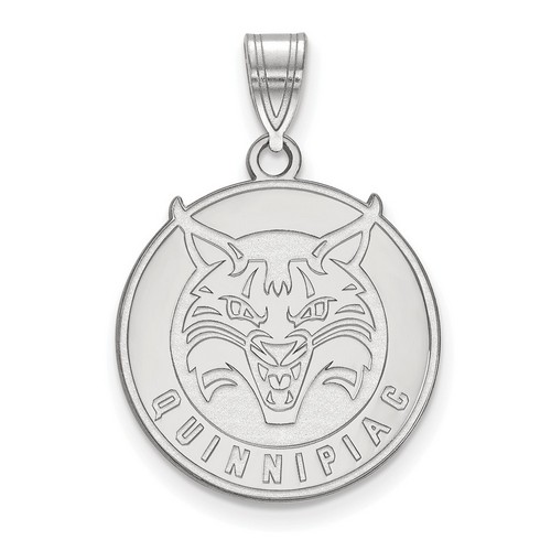 Quinnipiac University Bobcats Large Pendant in Sterling Silver 3.29 gr