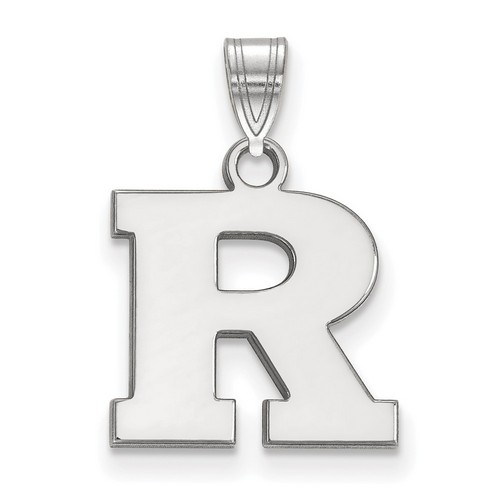Rutgers University Scarlet Knights Small Pendant in Sterling Silver 1.65 gr