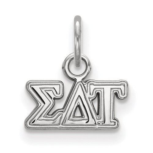 Sigma Delta Tau Sorority XS Pendant in Sterling Silver 0.75 gr