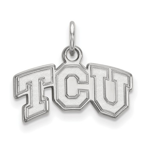 Texas Christian University TCU Horned Frogs XS Sterling Silver Pendant 1.34 gr
