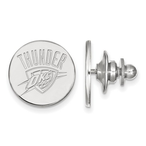 Oklahoma City Thunder Lapel Pin in Sterling Silver 1.96 gr