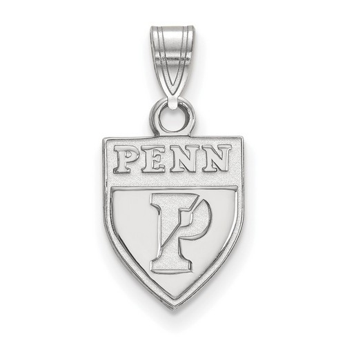 University of Pennsylvania Quakers Small Pendant in Sterling Silver 1.08 gr