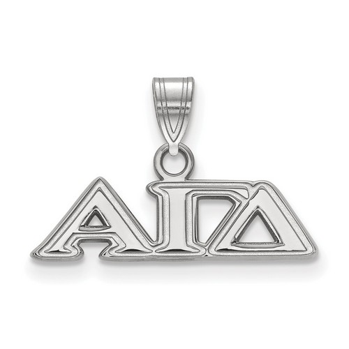 Alpha Gamma Delta Sorority Small Pendant in Sterling Silver 1.17 gr