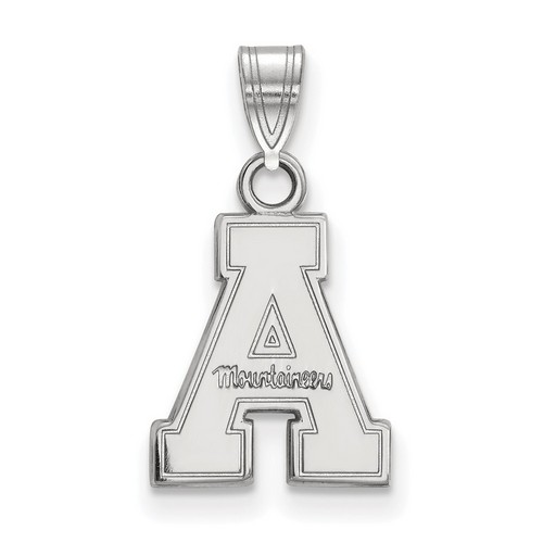 Appalachian State University Mountaineers Small Sterling Silver Pendant 1.06 gr