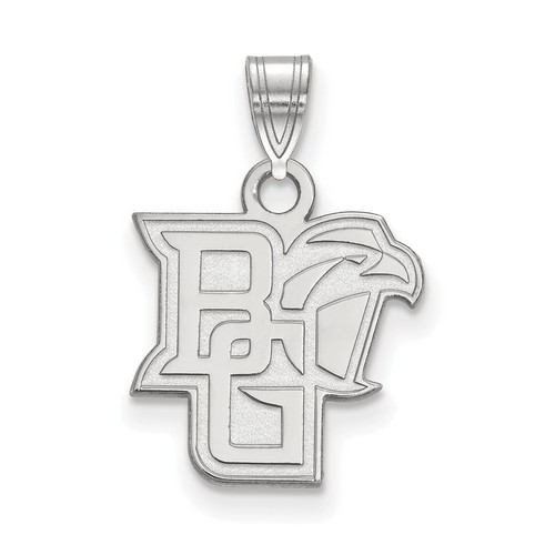 Bowling Green State University Falcons Small Pendant in Sterling Silver 1.59 gr
