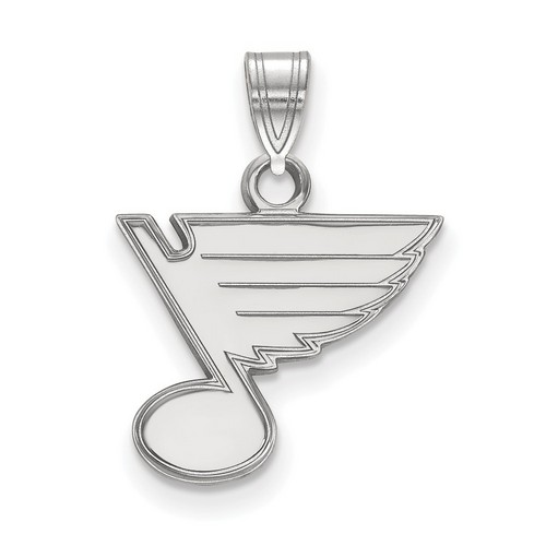 St. Louis Blues Small Pendant in Sterling Silver 1.36 gr