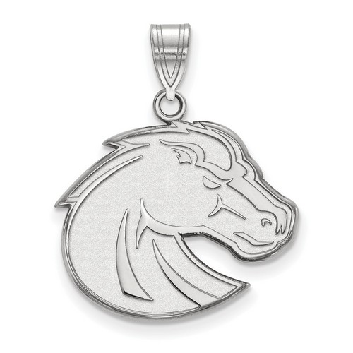 Boise State University Broncos Large Pendant in Sterling Silver 2.94 gr