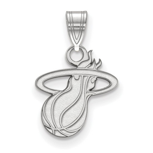 Miami Heat Small Pendant in Sterling Silver 0.85 gr