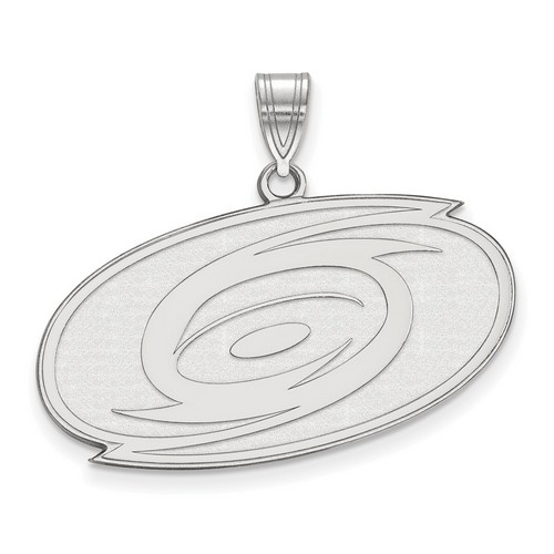 Carolina Hurricanes Large Pendant in Sterling Silver 4.41 gr