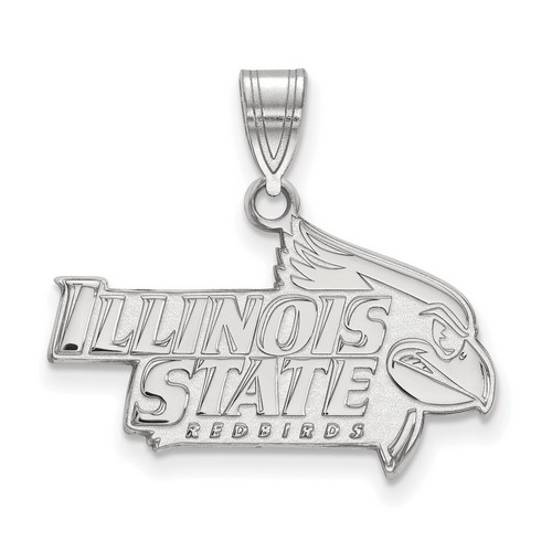 Illinois State University Redbirds Large Pendant in Sterling Silver 2.57 gr