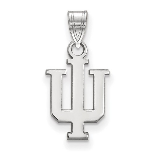 Indiana University Hoosiers Small Pendant in Sterling Silver 0.83 gr