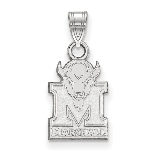 Marshall University Thundering Herd Small Pendant in Sterling Silver 1.04 gr