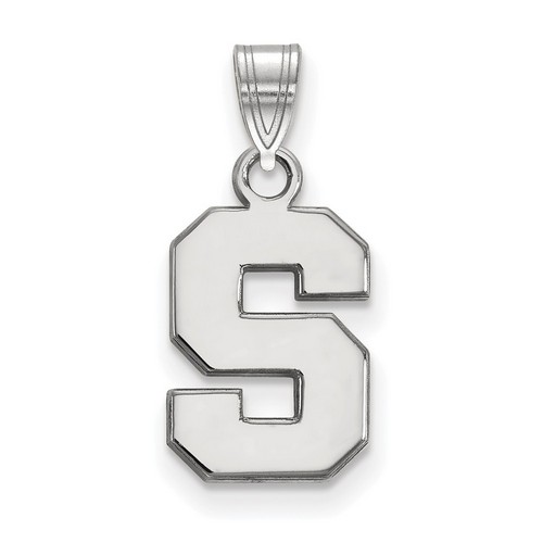 Michigan State University Spartans Small Pendant in Sterling Silver 1.13 gr