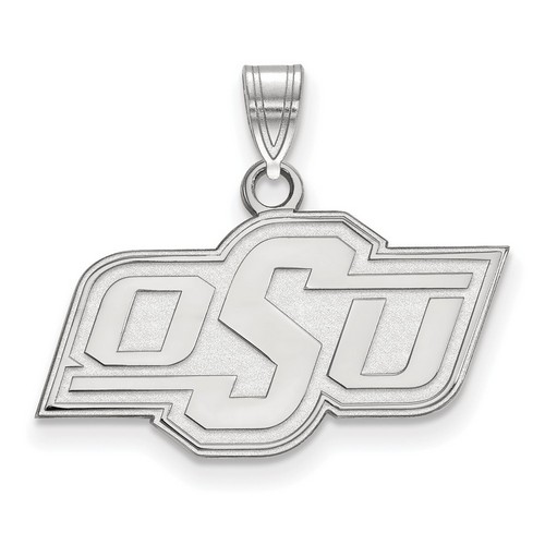 Oklahoma State University Cowboys Small Pendant in Sterling Silver 2.06 gr