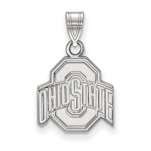 Ohio State University Buckeyes Small Sterling Silver Pendant 1.41 gr