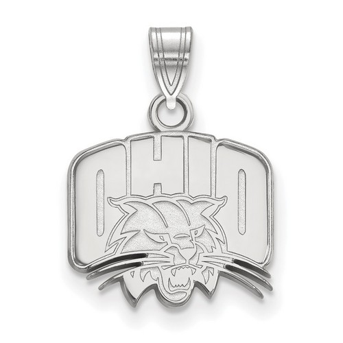 Ohio University Bobcats Small Sterling Silver Pendant 1.73 gr