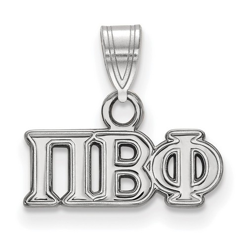 Pi Beta Phi Sorority Small Pendant in Sterling Silver 1.57 gr