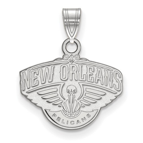 New Orleans Pelicans Small Pendant in Sterling Silver 2.66 gr