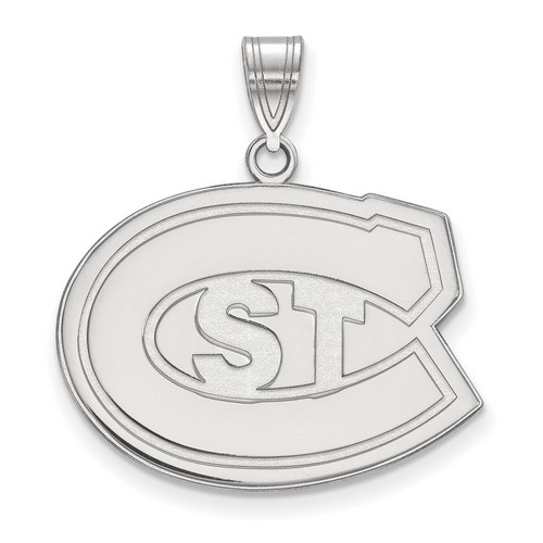 St Cloud State University Huskies Large Pendant in Sterling Silver 4.37 gr