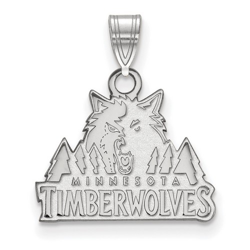 Minnesota Timberwolves Small Pendant in Sterling Silver 1.62 gr