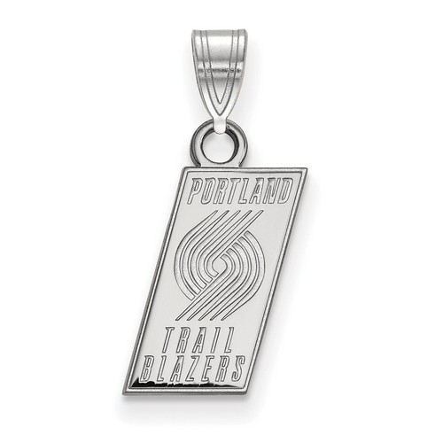 Portland Trail Blazers Small Pendant in Sterling Silver 1.14 gr