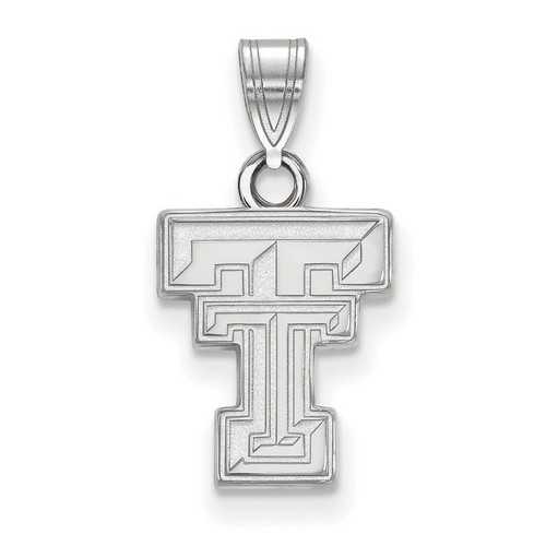 Texas Tech University Red Raiders Small Pendant in Sterling Silver 0.99 gr