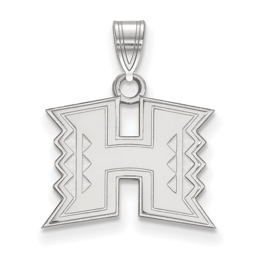 University of Hawaii Rainbow Warriors Small Pendant in Sterling Silver 1.68 gr