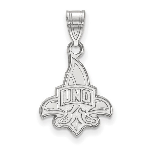 University of New Orleans Privateers Medium Pendant in Sterling Silver 1.31 gr