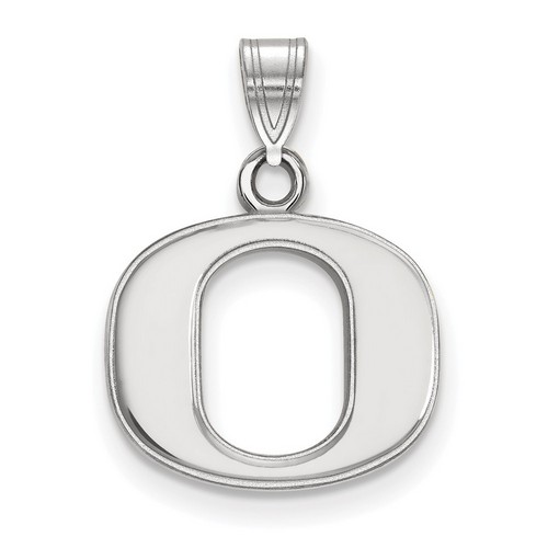 University of Oregon Ducks Small Pendant in Sterling Silver 1.27 gr