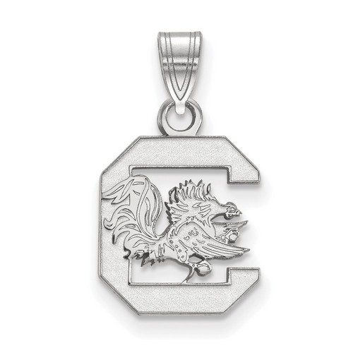 University of South Carolina Gamecocks Small Pendant in Sterling Silver 1.04 gr