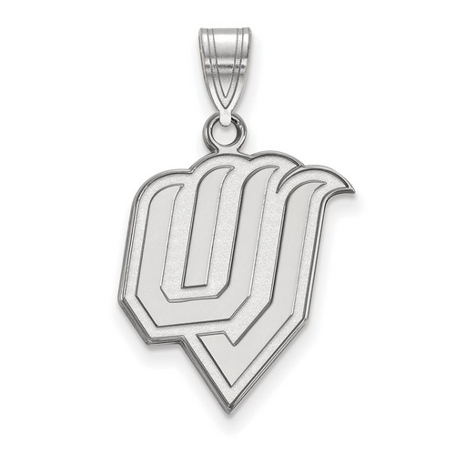 Utah Valley State Wolverines Large Pendant in Sterling Silver 2.27 gr