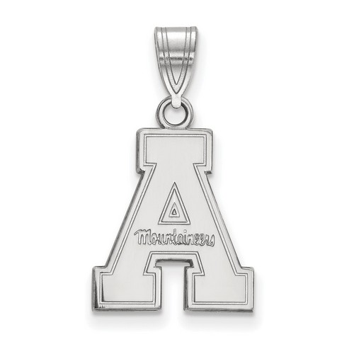 Appalachian State University Mountaineers Medium Sterling Silver Pendant 1.78 gr