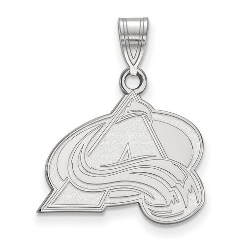 Colorado Avalanche Medium Pendant in Sterling Silver 2.11 gr