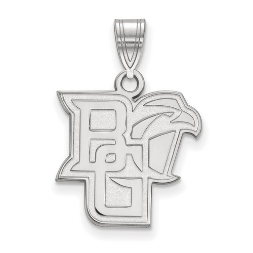 Bowling Green State University Falcons Medium Pendant in Sterling Silver 2.12 gr