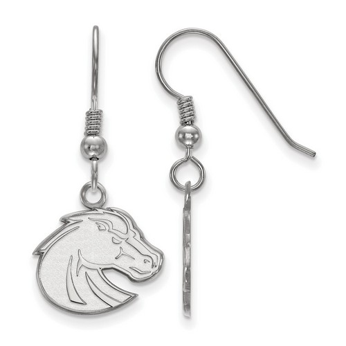 Boise State University Broncos Small Dangle Earrings in Sterling Silver 2.05 gr