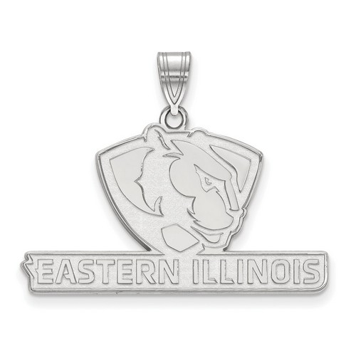 Eastern Illinois EIU Fighting Panthers Large Pendant in Sterling Silver 3.83 gr