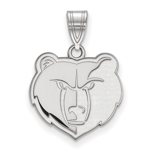 Memphis Grizzlies Medium Pendant in Sterling Silver 2.12 gr