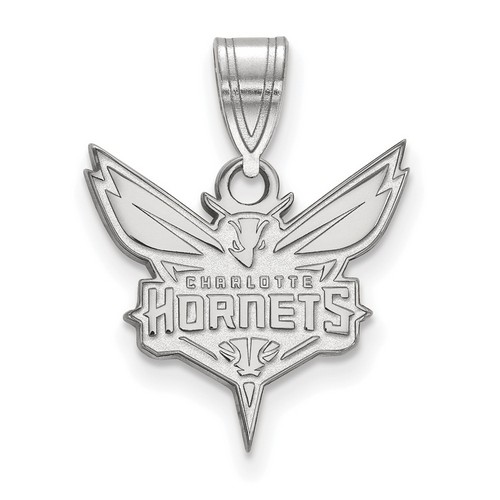 Charlotte Hornets Medium Pendant in Sterling Silver 1.70 gr