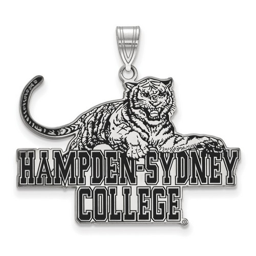 Hampden Sydney College Tigers XL Pendant in Sterling Silver 5.96 gr