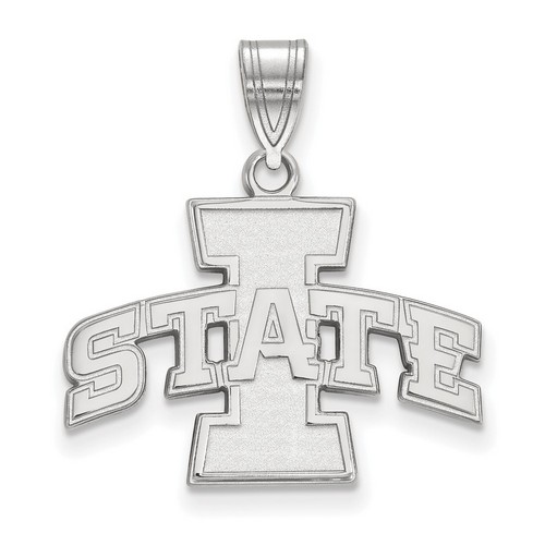 Iowa State University Cyclones Medium Pendant in Sterling Silver 2.17 gr