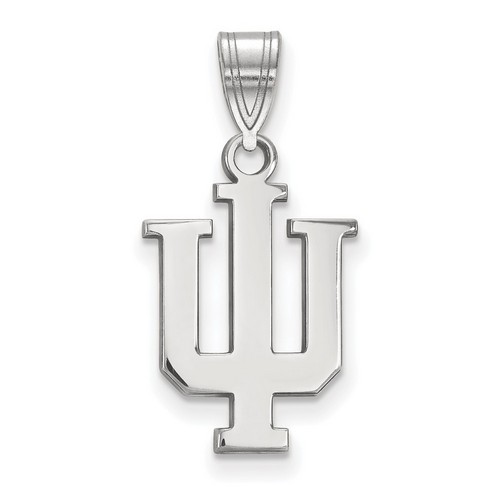 Indiana University Hoosiers Medium Pendant in Sterling Silver 1.35 gr