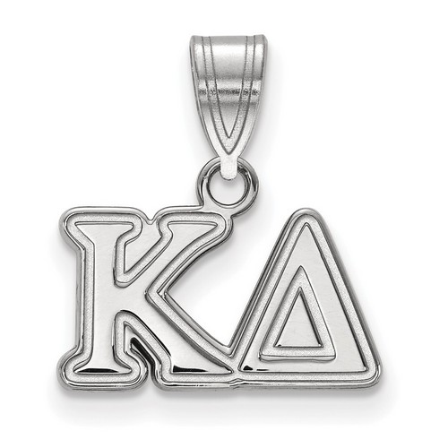 Kappa Delta Sorority Medium Pendant in Sterling Silver 1.82 gr